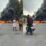Eunápolis: Após morte de criança por bala perdida em tiroteio, dois veículos são incendiados durante protesto